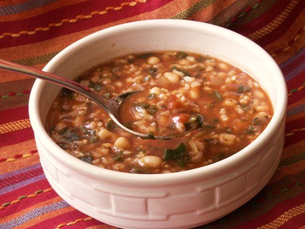 bean and spinach soup