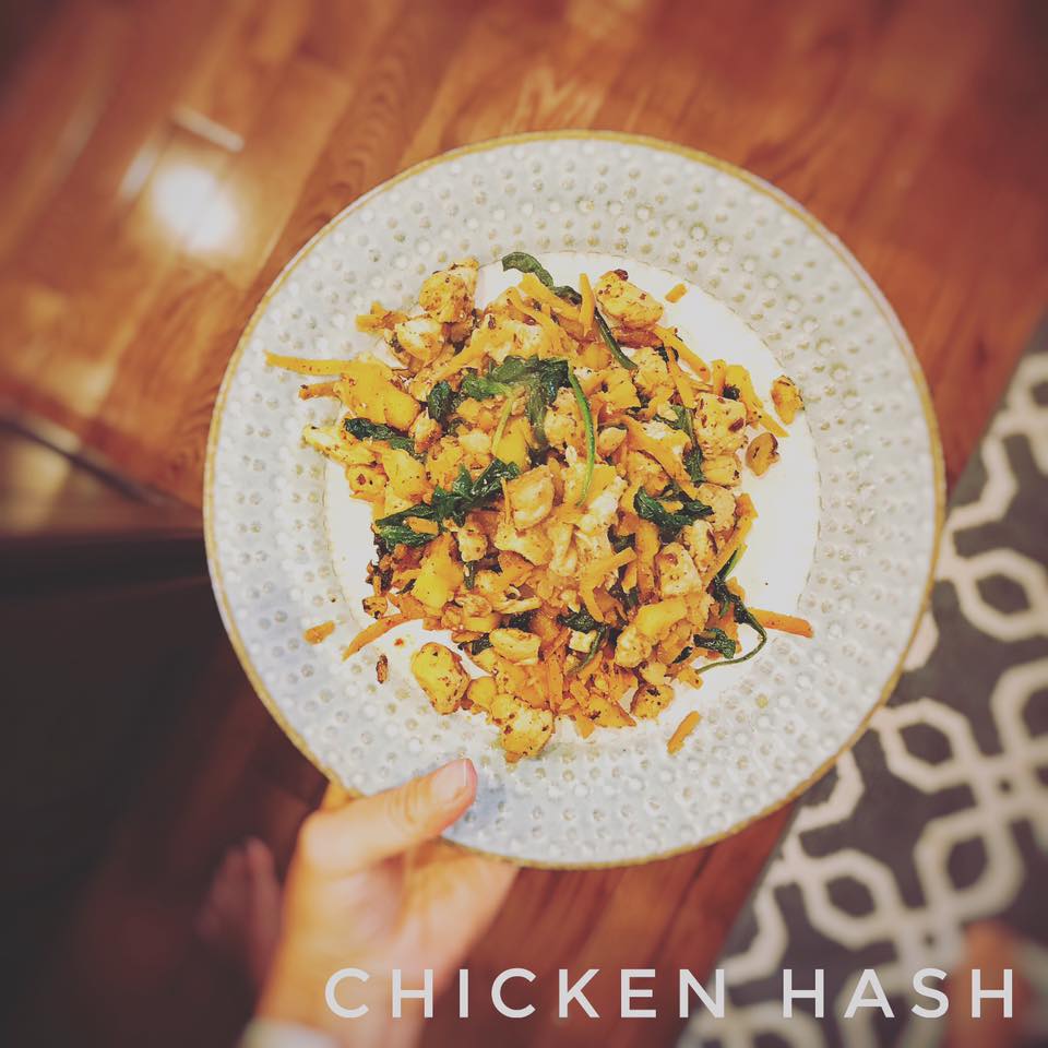 Chicken Hash, Whole30, Clean Eating, Paleo Recipes, Melanie Mitro