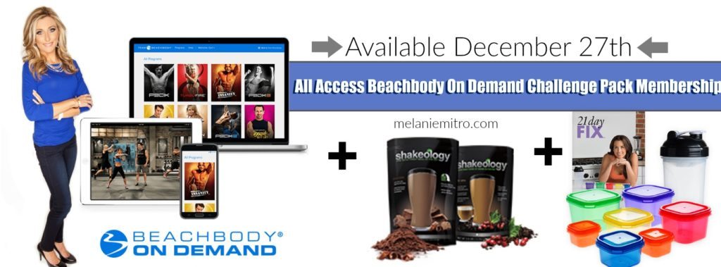 Beachbody On Demand All Access Challenge Pack, Melanie Mitro, Committed To Getting Fit, Beachbody Health Bet