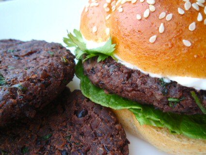 black bean burgers