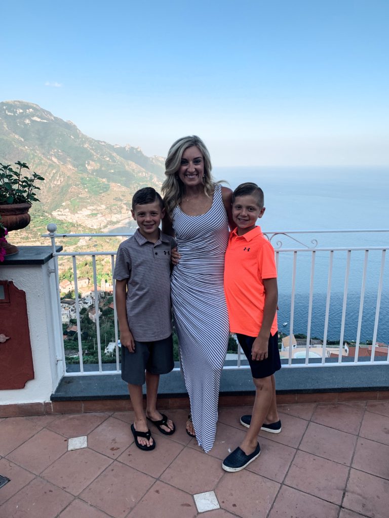 Ravello, Italy Family Vacation, Melanie Mitro, Top coach, Beachbody Top Coach, Top Earners